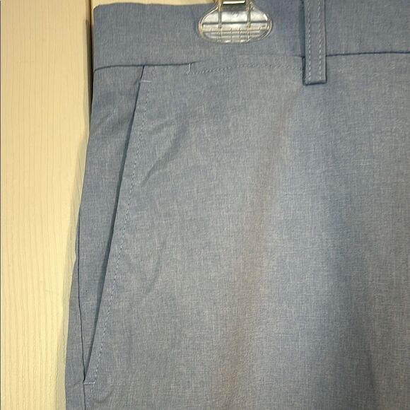 PGA TOUR Size 34 Classic Blue Flat Front Shorts Golf Athleisure Coastal Stretch - Picture 3 of 7